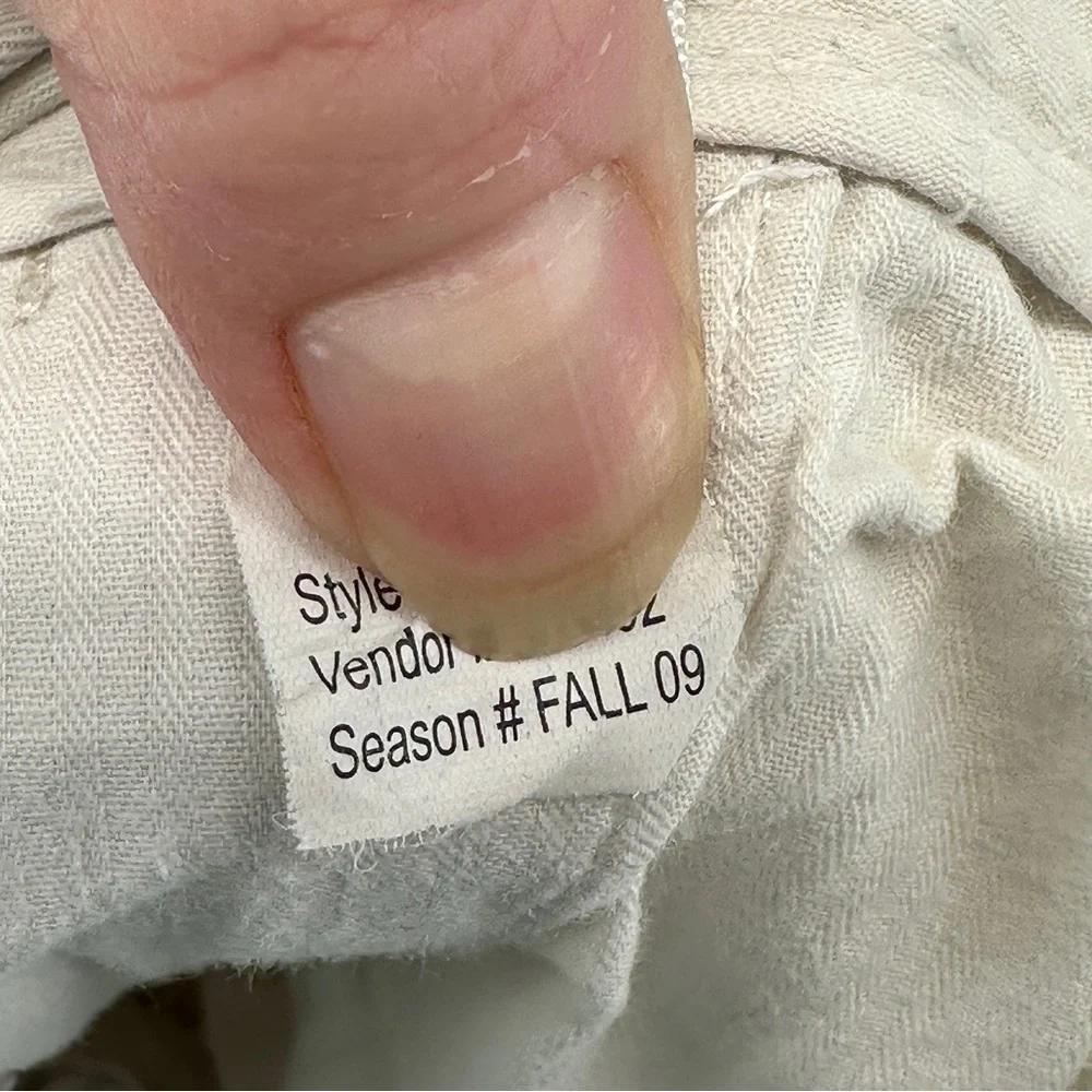 Men's‎ 36/32 Banana Republic Classic Cream Pants Chinos Flat Front Khakis